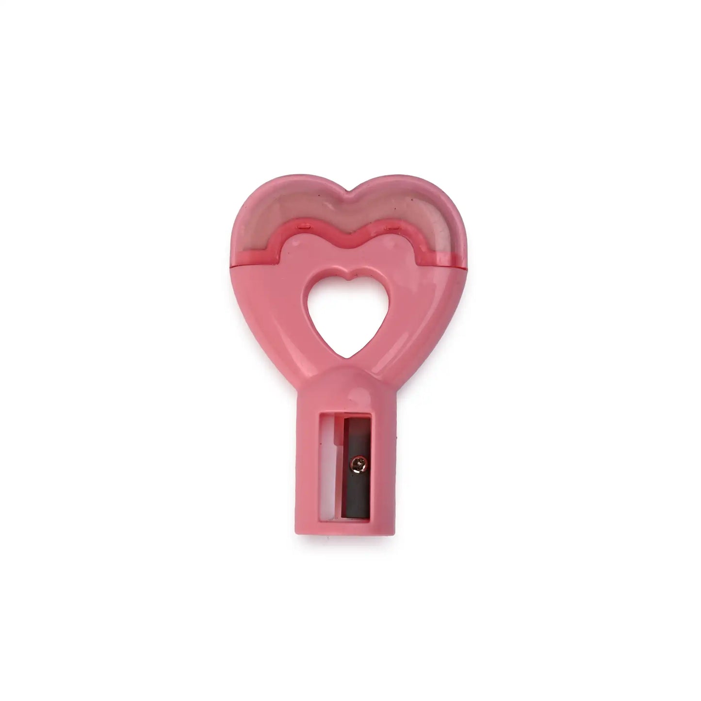 Heart Shaped 2-in-1 Sharpner And Eraser- Cute And Functional Stationery For Kids (Pack of 4)