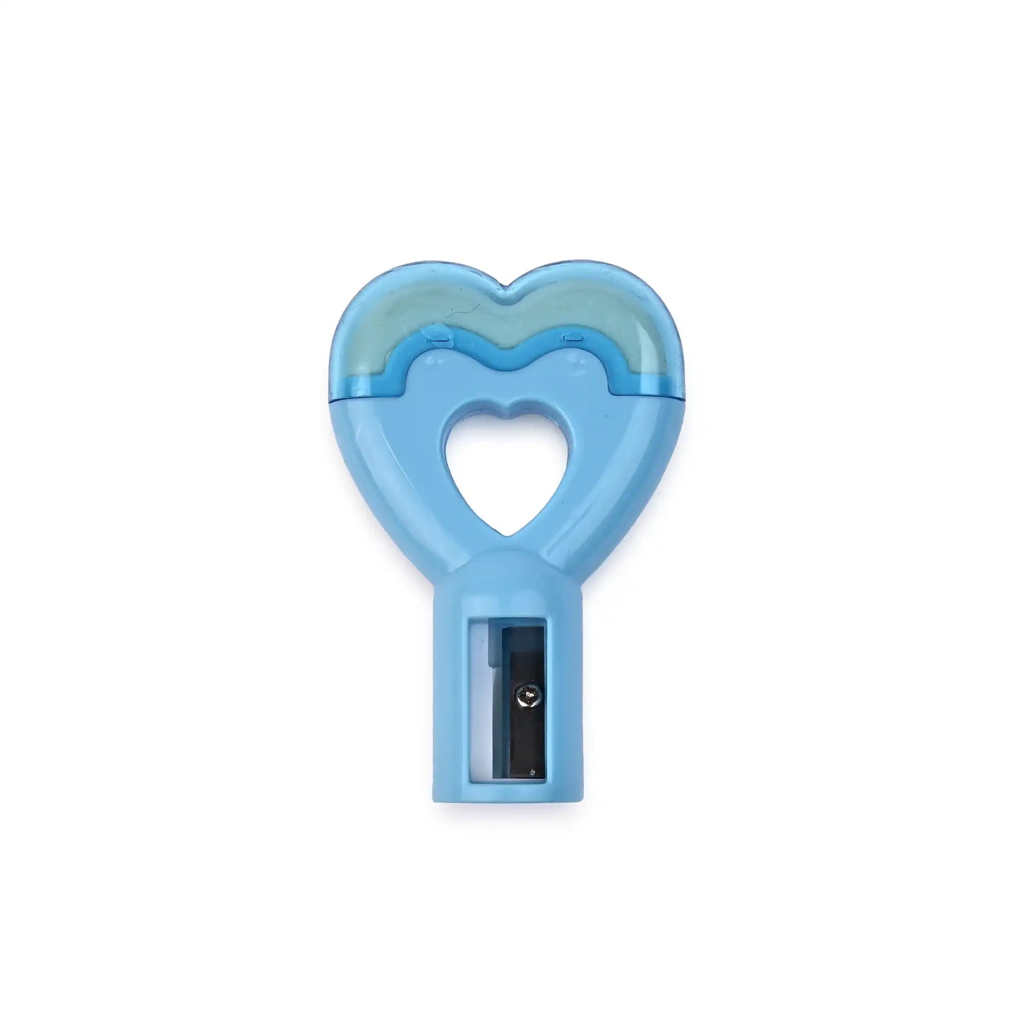Heart Shaped 2-in-1 Sharpner And Eraser- Cute And Functional Stationery For Kids (Pack of 4)