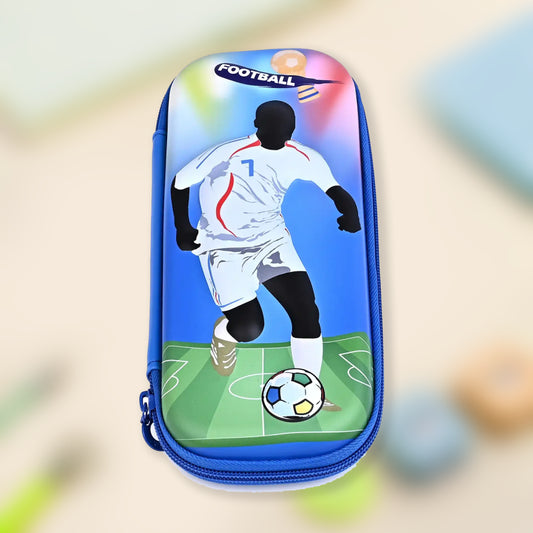 Metallic Football Pouch – Sturdy And Spacious Stationery Organizer