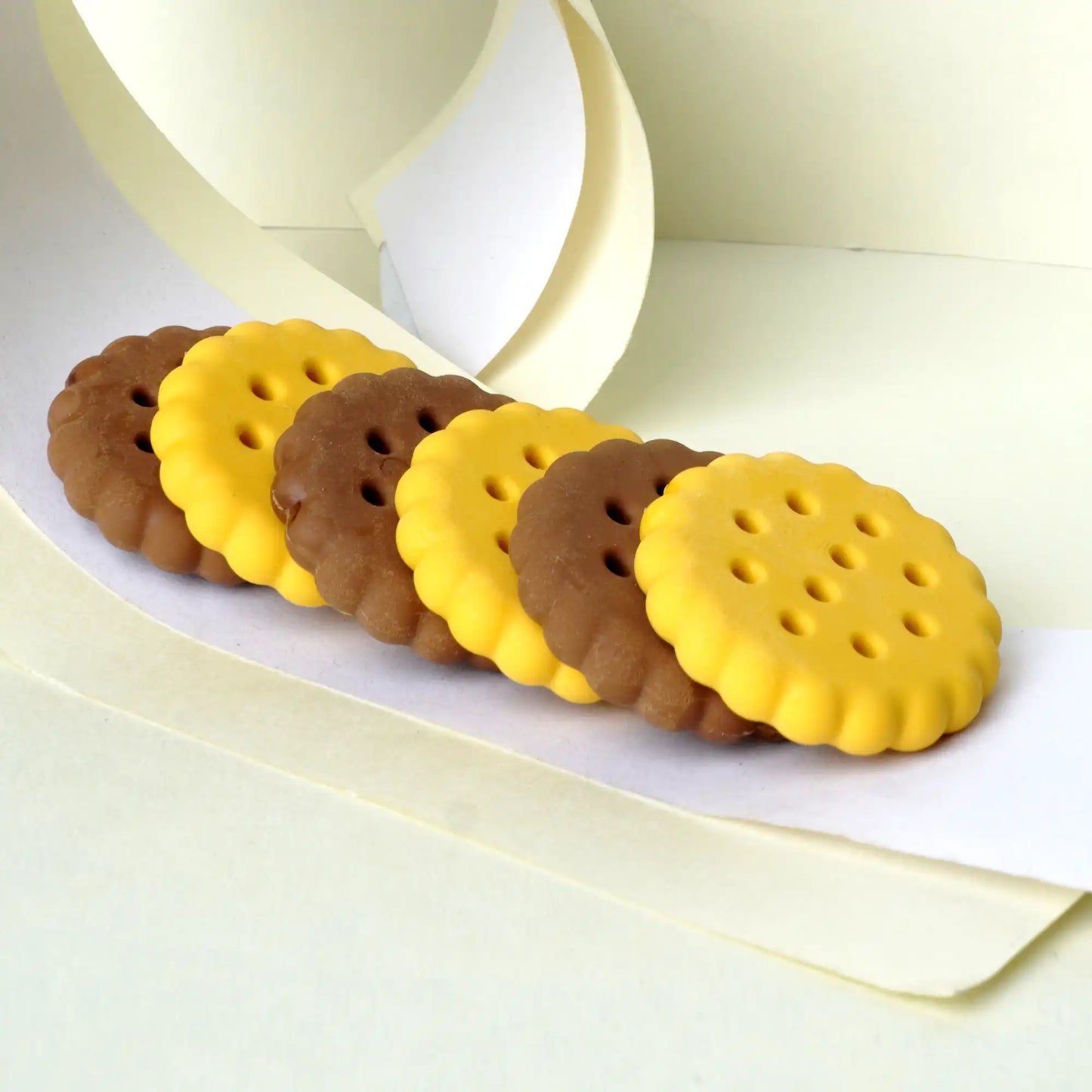 Cookie Shaped Eraser – Fun And Cute Stationery For Kids And Students