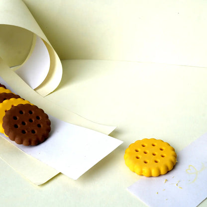 Cookie Shaped Eraser – Fun And Cute Stationery For Kids And Students