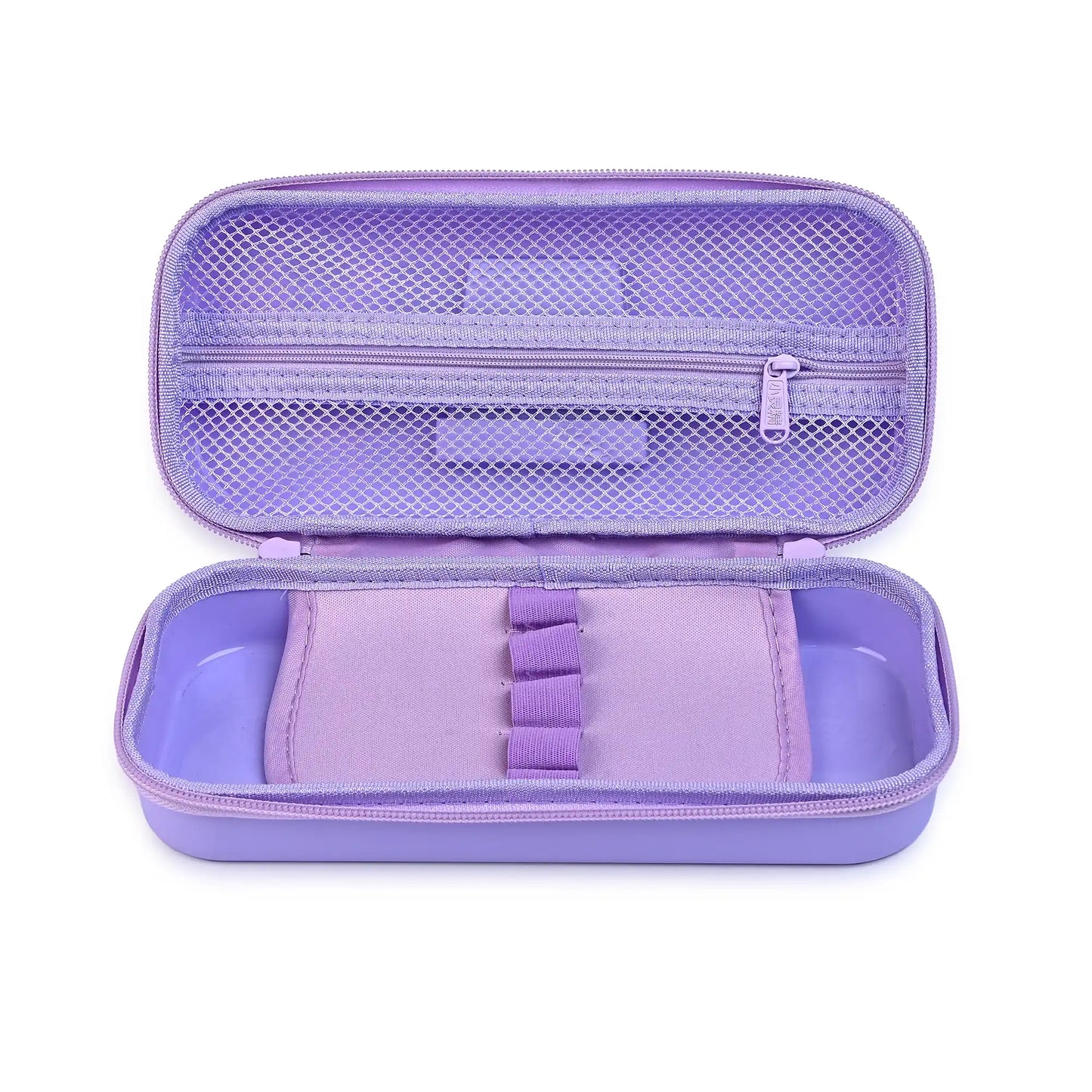 Sparkling Tumbler Pencil Box – Sturdy And Spacious With Glitter Water (Purple Edition)