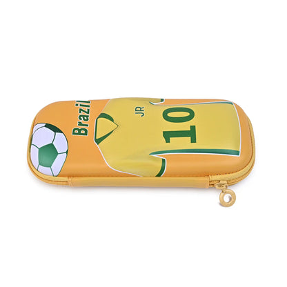 3d Brazil Football Jersey Pencil Box – Spacious And Trendy