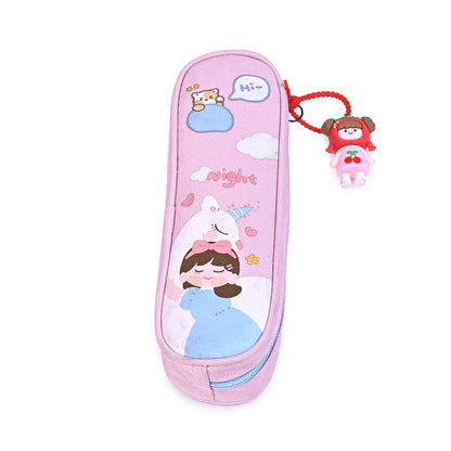 Cute Pink Dreamland Pencil Pouch – Adorable Princess Design