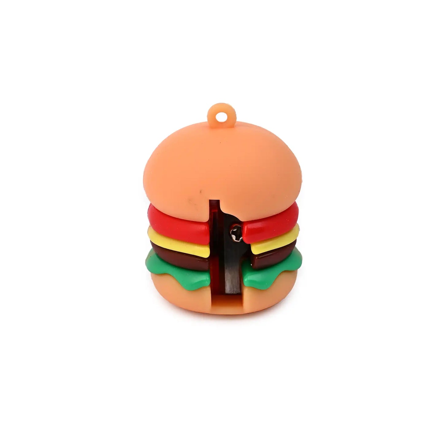 Burger Shaped Sharpner- Fun And Unique Stationery For Kids And Students