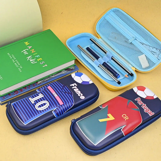 France Football Jersey 3d Pencil Box-spacious And Trendy