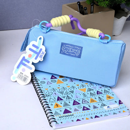 Aesthetic Cute Zipper Pouch | Multipurpose Stationery & Travel Organizer