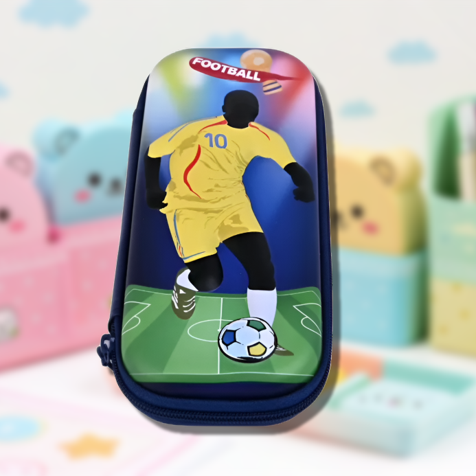 3d Brazil Football Jersey Pencil Box – Spacious And Trendy